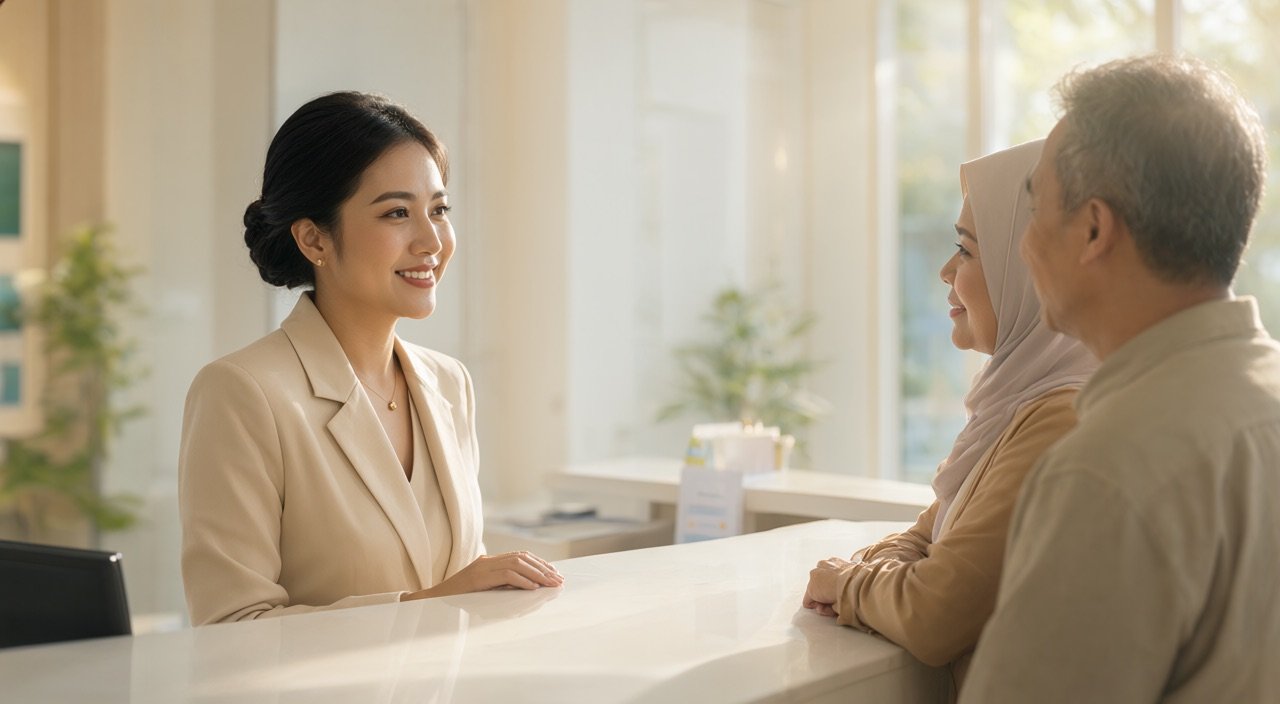 Staf KPJ Pontianak melayani pasien